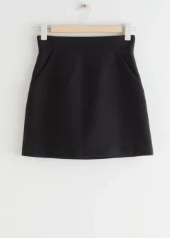 Best & Other Stories A-Line Mini Skirt Black