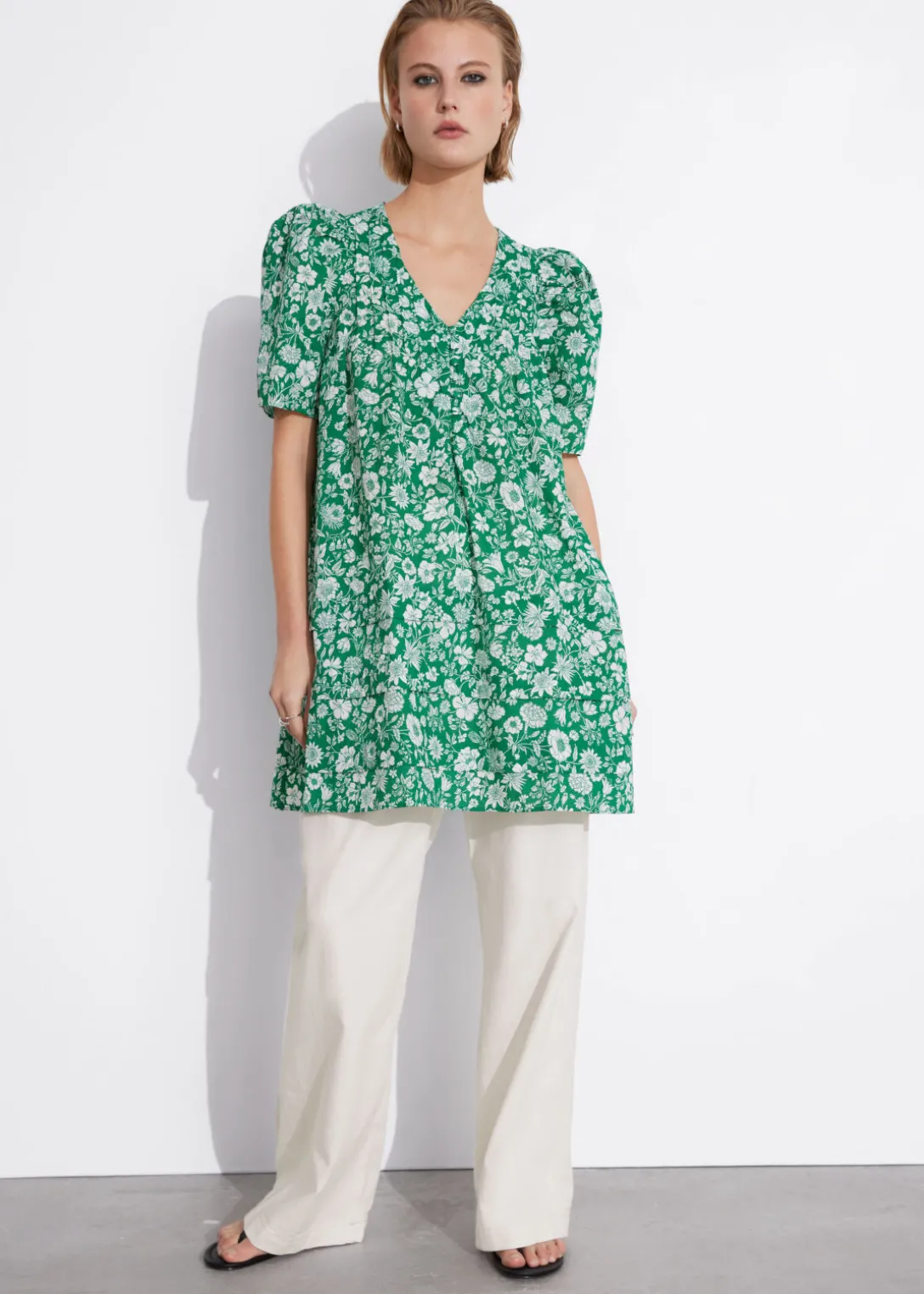 Outlet & Other Stories A-Line Short-Sleeve Dress
