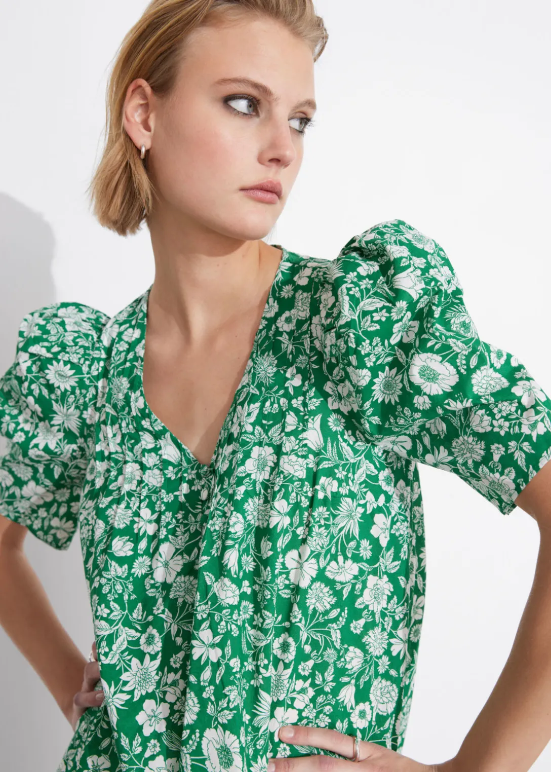 Outlet & Other Stories A-Line Short-Sleeve Dress