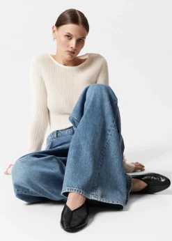 New & Other Stories Almond-Toe Ballerina Flats