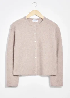 Cheap & Other Stories Alpaca-Blend Knitted Cardigan