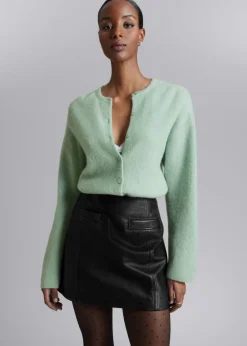 Cheap & Other Stories Alpaca-Blend Knitted Cardigan