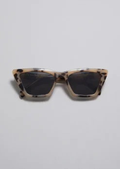 Flash Sale & Other Stories Angular Cat Eye Sunglasses