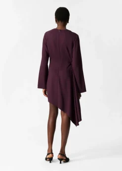 Shop & Other Stories Asymmetric Mini Dress Purple