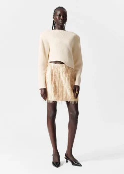 Best Sale & Other Stories Asymmetric Rib-Knit Sweater