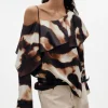 Best Sale & Other Stories Asymmetric Satin Blouse Brown