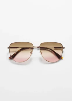 Discount & Other Stories Aviator Sunglasses Brown