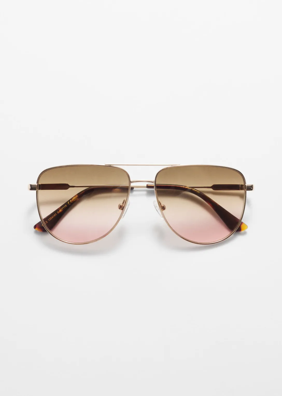 Discount & Other Stories Aviator Sunglasses Brown