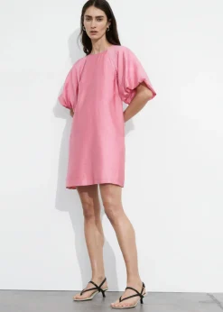 Clearance & Other Stories Balloon-Sleeve Mini Dress