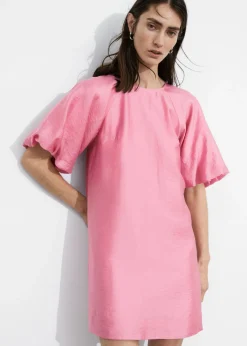 Clearance & Other Stories Balloon-Sleeve Mini Dress