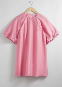 Clearance & Other Stories Balloon-Sleeve Mini Dress