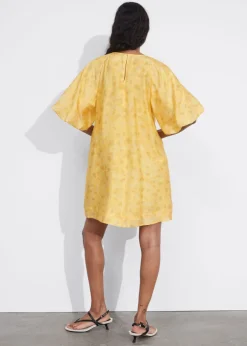 Clearance & Other Stories Balloon-Sleeve Mini Dress
