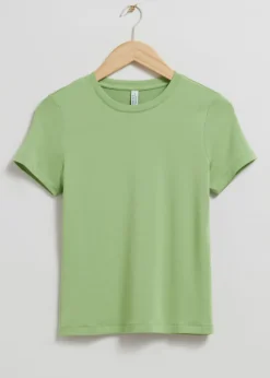 Best Sale & Other Stories Basic T-Shirt Lime Green