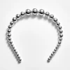 Best & Other Stories Beaded Alice Band Silver