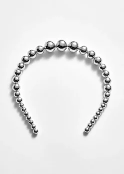 Best & Other Stories Beaded Alice Band Silver