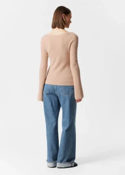 Store & Other Stories Bell Sleeve Cashmere Sweater
