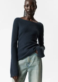 Store & Other Stories Bell Sleeve Cashmere Sweater