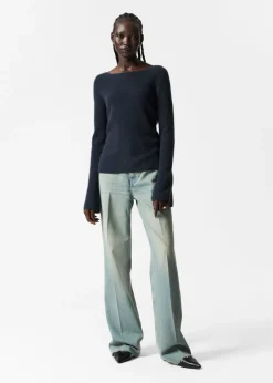 Store & Other Stories Bell Sleeve Cashmere Sweater