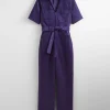 Hot & Other Stories Belted Corduroy Jumpsuit