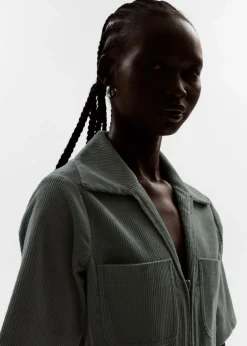 Hot & Other Stories Belted Corduroy Jumpsuit