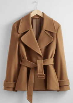 Cheap & Other Stories Belted Wool Jacket