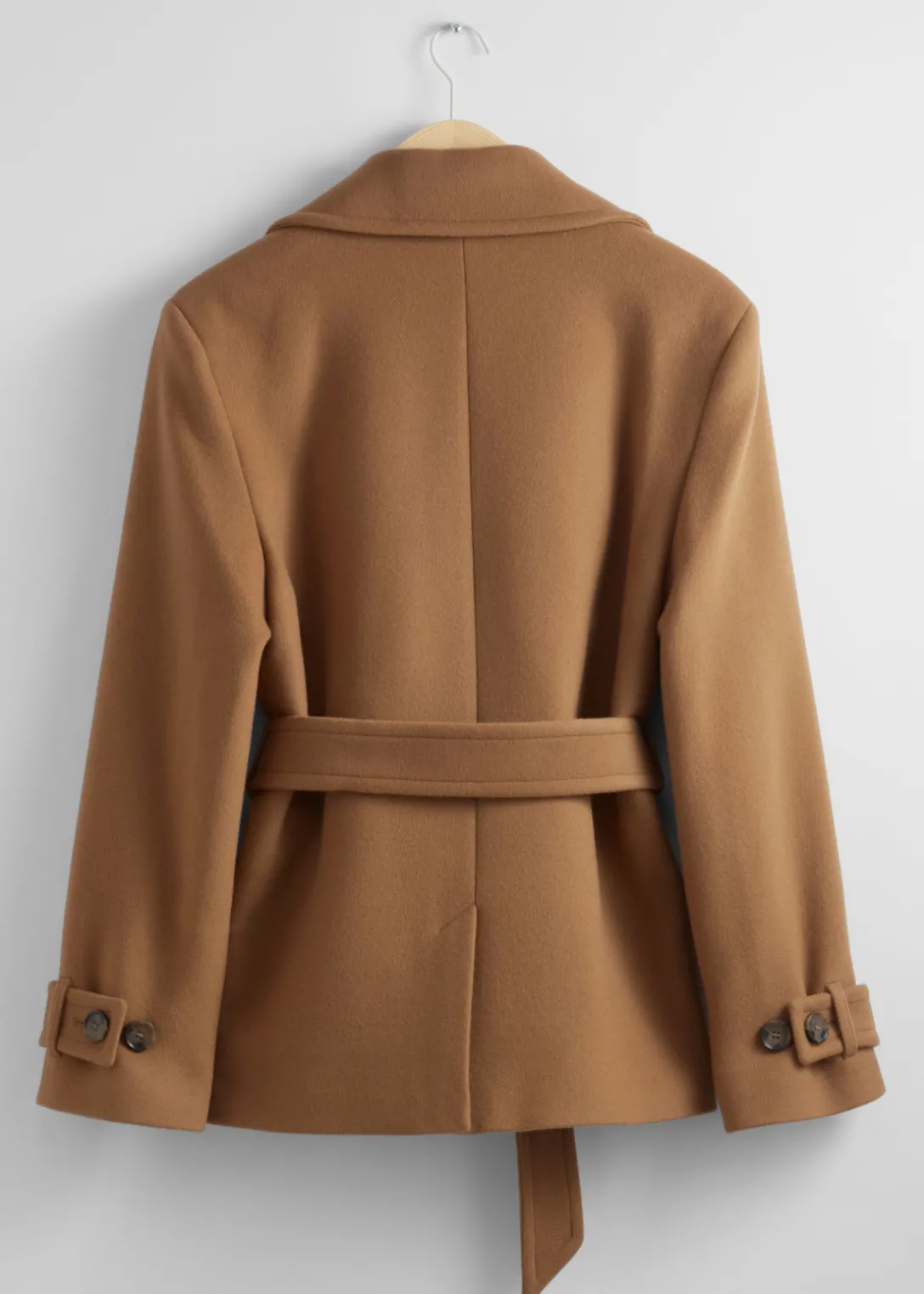 Cheap & Other Stories Belted Wool Jacket