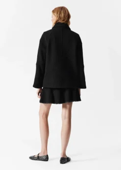 Best & Other Stories Biker Wool Jacket Black