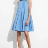 Hot & Other Stories Bow-Detailed Mini Dress