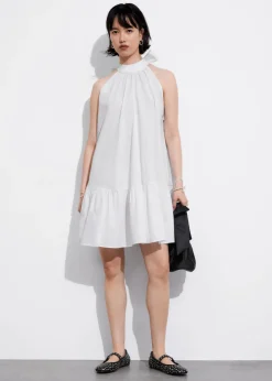 Hot & Other Stories Bow-Detailed Mini Dress
