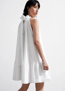 Hot & Other Stories Bow-Detailed Mini Dress