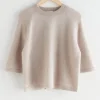 Cheap & Other Stories Boxy Alpaca Knit T-Shirt