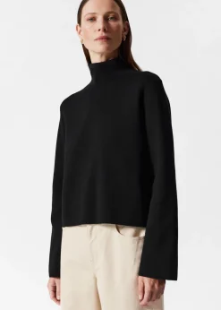New & Other Stories Boxy Turtleneck Knit Sweater