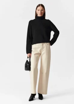 New & Other Stories Boxy Turtleneck Knit Sweater