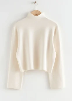 New & Other Stories Boxy Turtleneck Knit Sweater