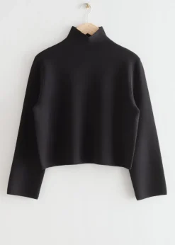 New & Other Stories Boxy Turtleneck Knit Sweater