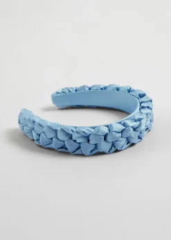 Best & Other Stories Braided Alice Headband Sky blue