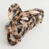 Clearance & Other Stories Butterfly Claw Clip Beige Tortoise