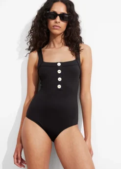 Best & Other Stories Button-Detailed Swimsuit