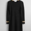 Discount & Other Stories Chain-Cuff Mini Dress Black