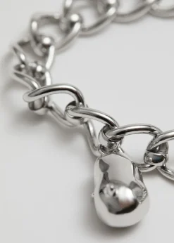 Best & Other Stories Charm Chain Belt Silver
