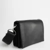 Store & Other Stories Chrome Free Leather Crossbody Bag Black