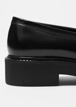 Online & Other Stories Chunky Leather Loafers Black