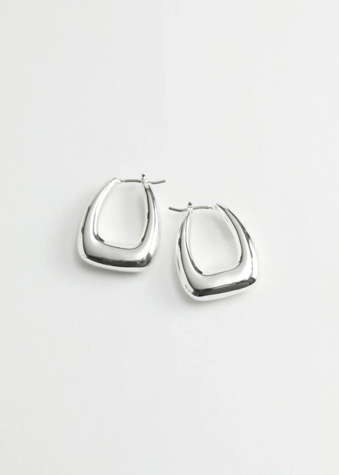 Flash Sale & Other Stories Chunky Oval Hoop Earrings
