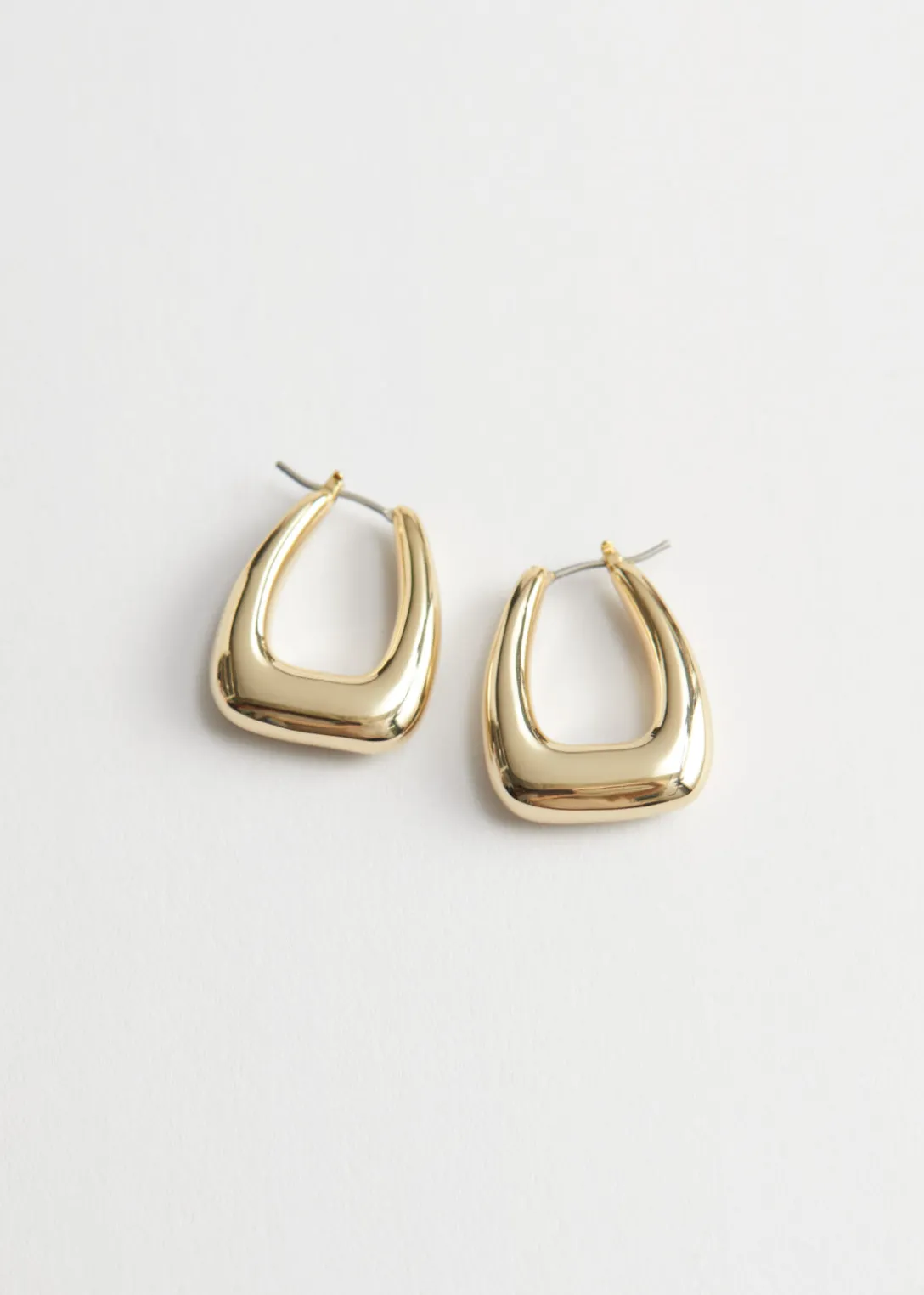 Flash Sale & Other Stories Chunky Oval Hoop Earrings