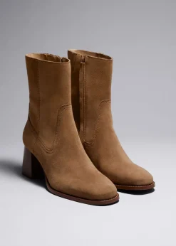 Sale & Other Stories Classic Leather Ankle Boots