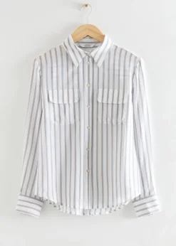 Shop & Other Stories Classic Mulberry Silk Shirt