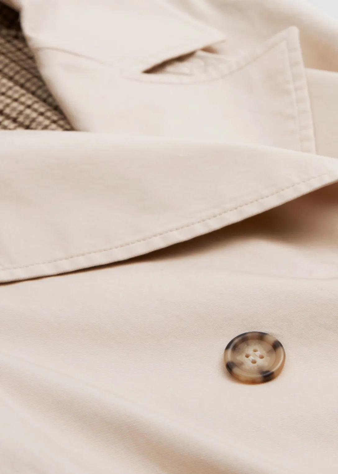 Clearance & Other Stories Classic Relaxed Trench Coat Beige