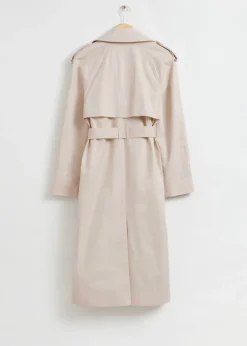 Clearance & Other Stories Classic Relaxed Trench Coat Beige