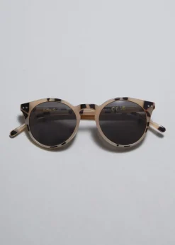 Store & Other Stories Classic Round Frame Sunglasses
