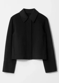 Cheap & Other Stories Collared Wool-Blend Jacket